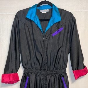 Vintage 80's Joan Walters Jumpsuit Size 12